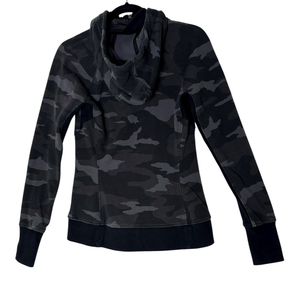 ATHLETA‎ Jacket Women's Small Hoodie Camo Sweatshirt Full Zip Athleisure Outdoor - Picture 4 of 10